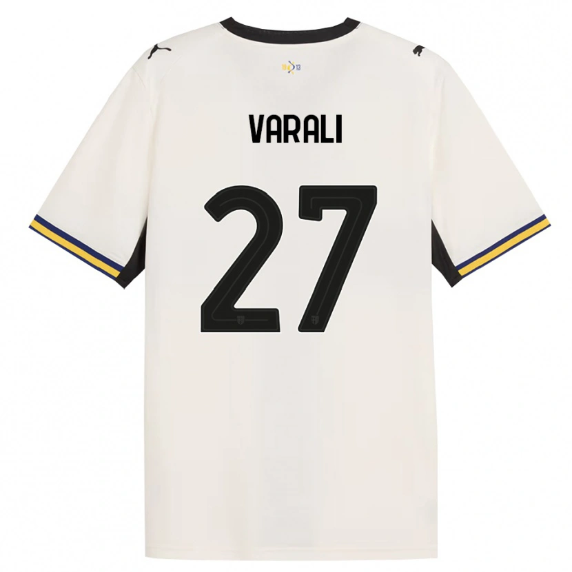 Danxen Damen Ludovico Varali #27 Creme Schwarz Gelb Heimtrikot Trikot 2026/27 T-Shirt