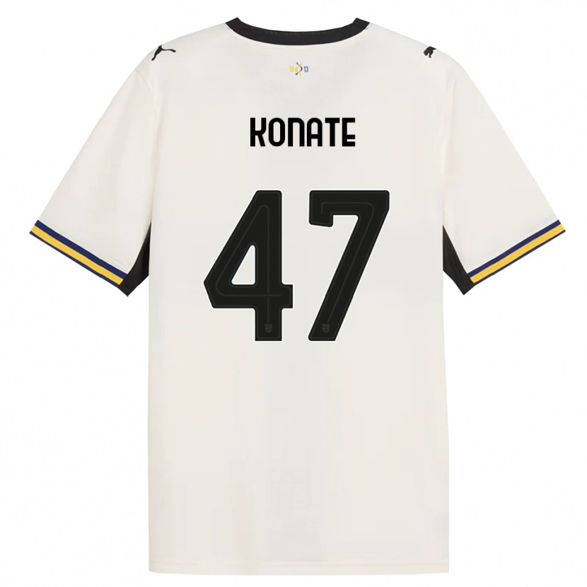 Danxen Damen Abdou-Salam Konate #47 Creme Schwarz Gelb Heimtrikot Trikot 2026/27 T-Shirt