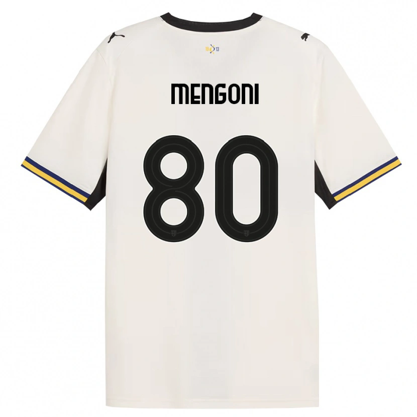 Danxen Damen Filippo Mengoni #80 Creme Schwarz Gelb Heimtrikot Trikot 2026/27 T-Shirt