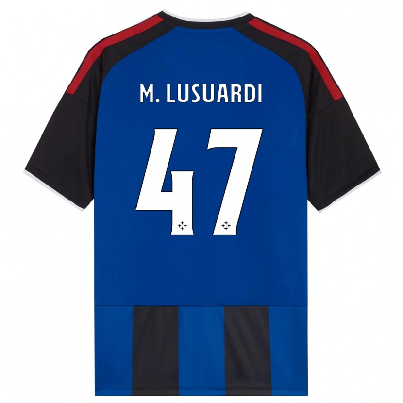 Danxen Damen Mateus Lusuardi #47 Schwarz Rot Weiß Blau Heimtrikot Trikot 2026/27 T-Shirt