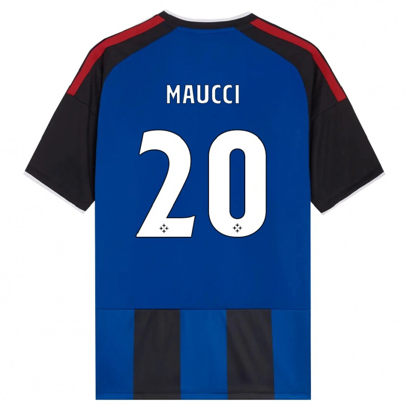 Danxen Damen Giacomo Maucci #20 Schwarz Rot Weiß Blau Heimtrikot Trikot 2026/27 T-Shirt
