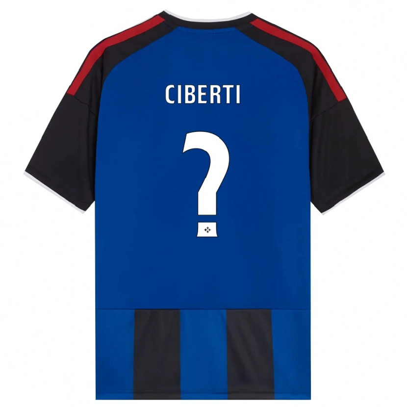 Danxen Damen Martino Ciberti #0 Schwarz Rot Weiß Blau Heimtrikot Trikot 2026/27 T-Shirt