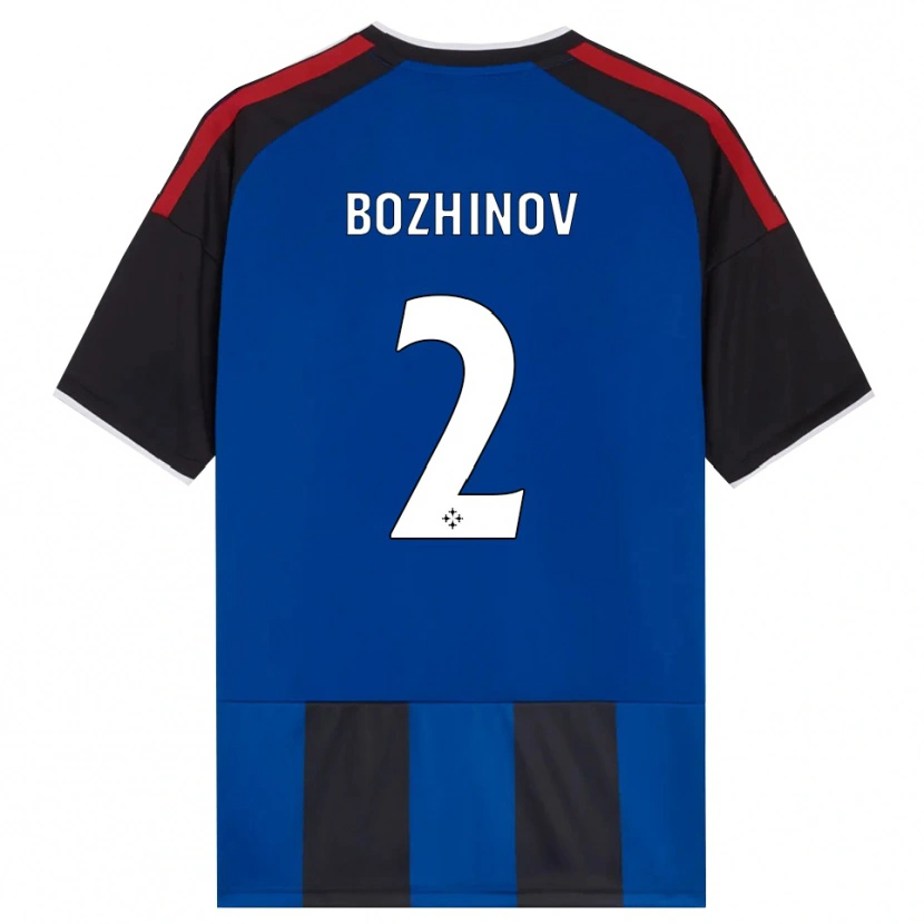 Danxen Damen Rosen Bozhinov #2 Schwarz Rot Weiß Blau Heimtrikot Trikot 2026/27 T-Shirt