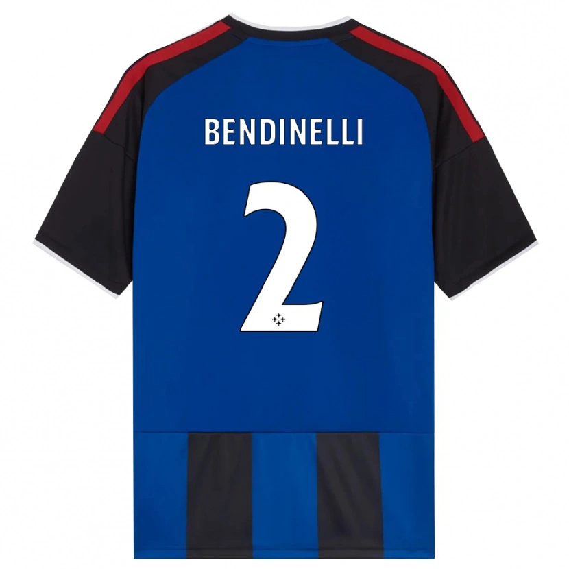 Danxen Damen Louis Bendinelli #2 Schwarz Rot Weiß Blau Heimtrikot Trikot 2026/27 T-Shirt