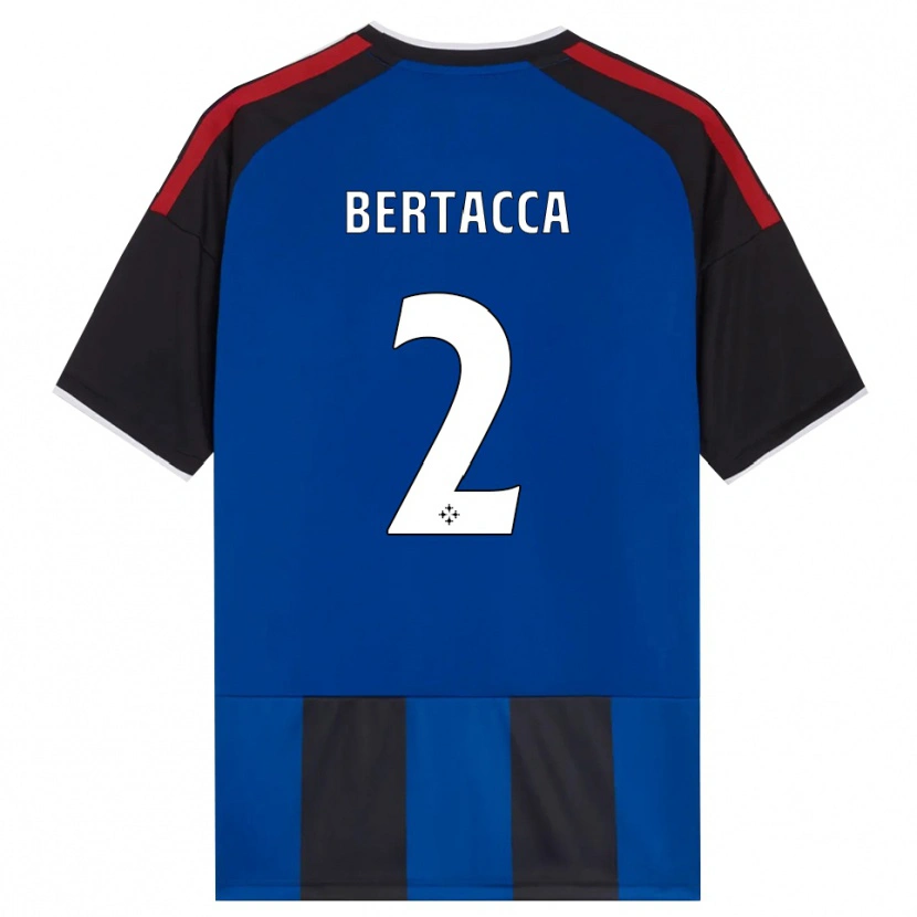 Danxen Damen Samuele Bertacca #2 Schwarz Rot Weiß Blau Heimtrikot Trikot 2026/27 T-Shirt