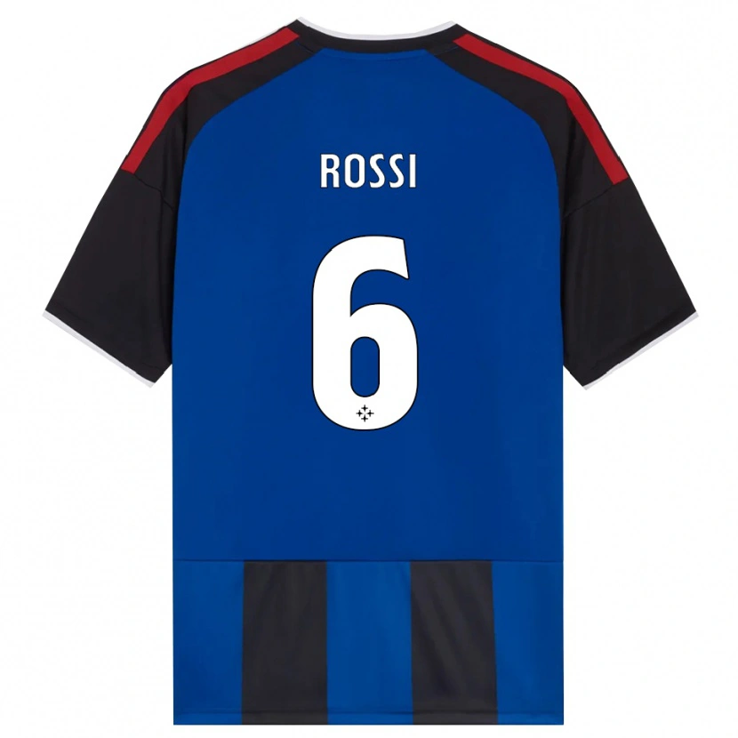 Danxen Damen Francesco Rossi #6 Schwarz Rot Weiß Blau Heimtrikot Trikot 2026/27 T-Shirt