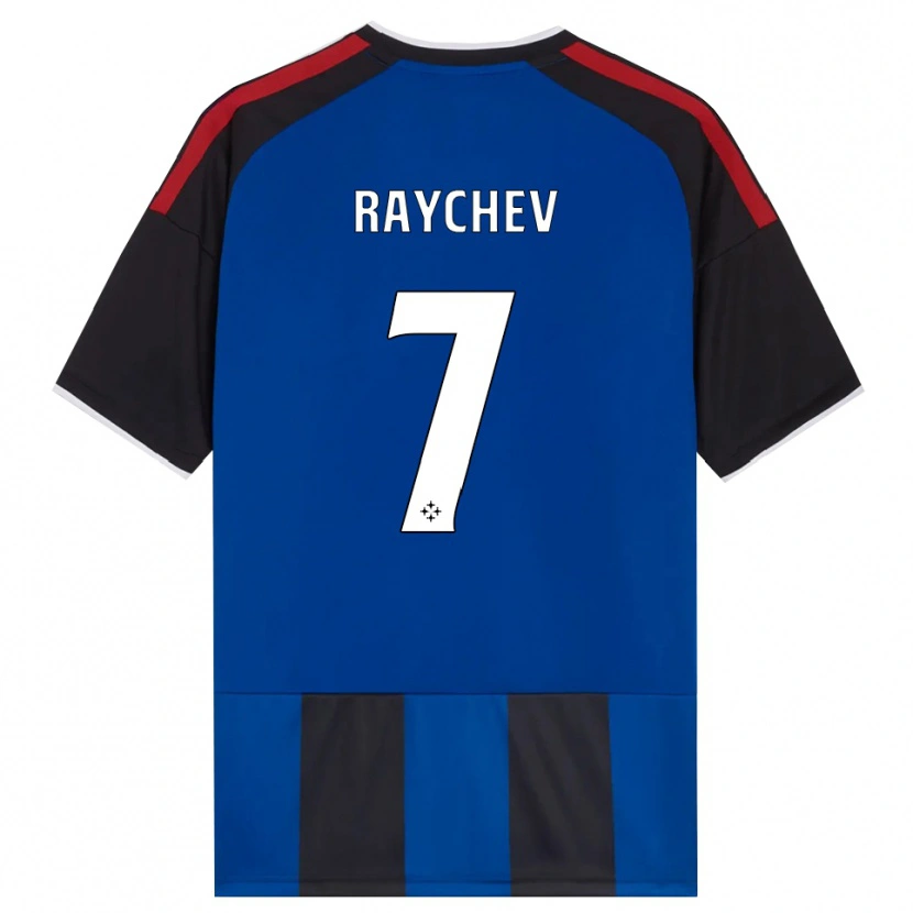 Danxen Damen Adrian Raychev #7 Schwarz Rot Weiß Blau Heimtrikot Trikot 2026/27 T-Shirt
