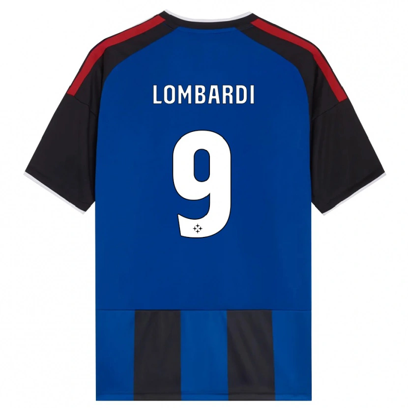 Danxen Damen Samuele Lombardi #9 Schwarz Rot Weiß Blau Heimtrikot Trikot 2026/27 T-Shirt
