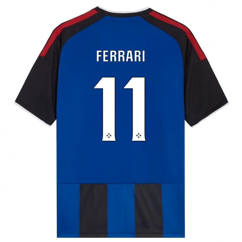 Danxen Damen Tommaso Ferrari #11 Schwarz Rot Weiß Blau Heimtrikot Trikot 2026/27 T-Shirt