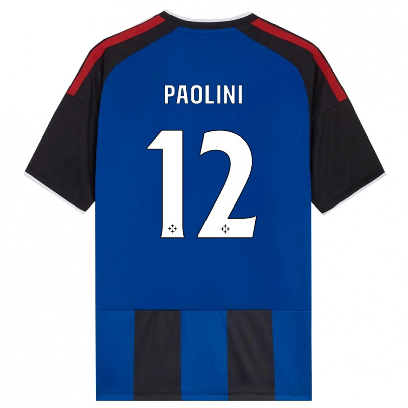 Danxen Damen Andrea Paolini #12 Schwarz Rot Weiß Blau Heimtrikot Trikot 2026/27 T-Shirt