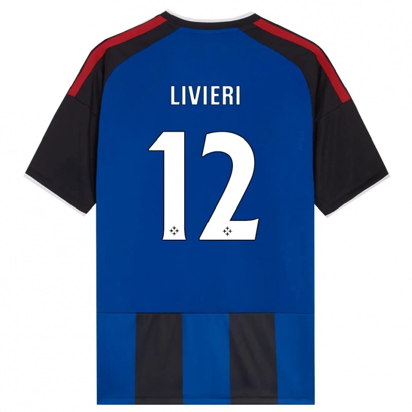 Danxen Damen Alessandro Livieri #12 Schwarz Rot Weiß Blau Heimtrikot Trikot 2026/27 T-Shirt