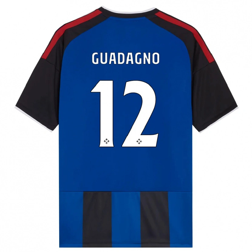Danxen Damen Johan Guadagno #12 Schwarz Rot Weiß Blau Heimtrikot Trikot 2026/27 T-Shirt
