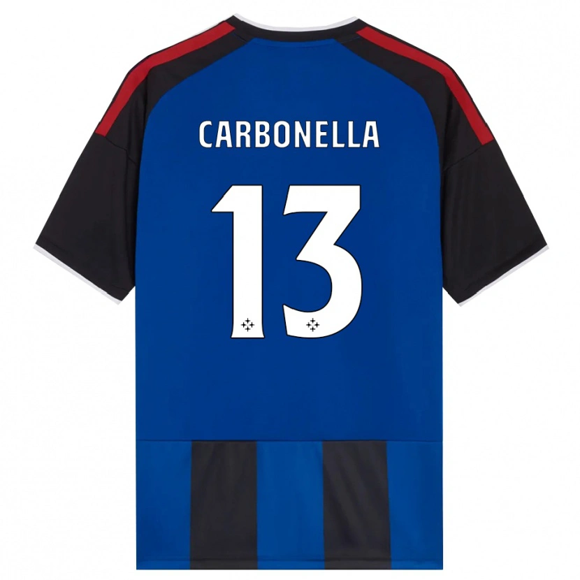 Danxen Damen Francesco Carbonella #13 Schwarz Rot Weiß Blau Heimtrikot Trikot 2026/27 T-Shirt