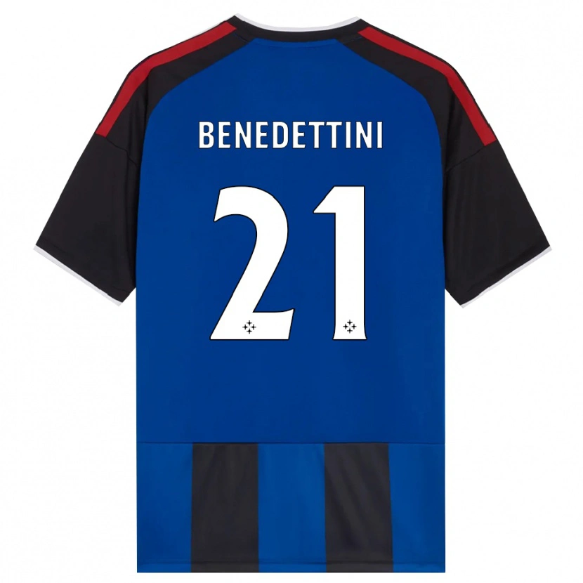 Danxen Damen Filippo Benedettini #21 Schwarz Rot Weiß Blau Heimtrikot Trikot 2026/27 T-Shirt