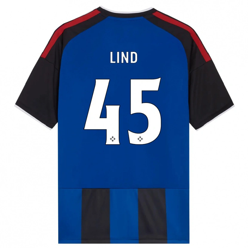 Danxen Damen Alexander Lind #45 Schwarz Rot Weiß Blau Heimtrikot Trikot 2026/27 T-Shirt