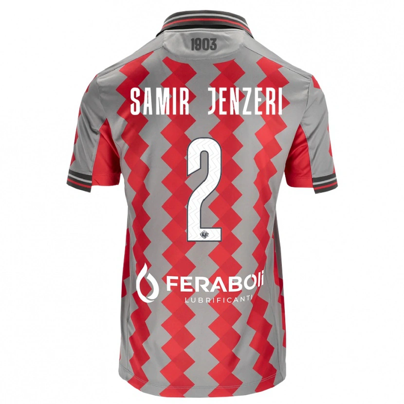 Danxen Damen Gabriele Samir Jenzeri #2 Grau Rot Weiß Heimtrikot Trikot 2026/27 T-Shirt