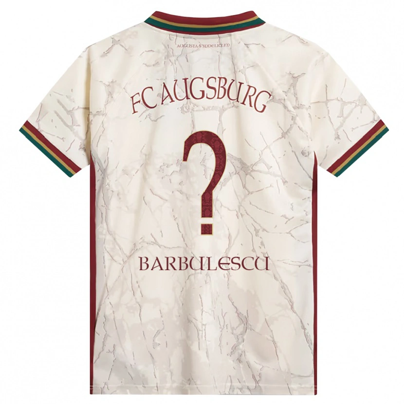 Danxen Damen Luca Bărbulescu #0 Grün Reis Weiß Burgund Heimtrikot Trikot 2026/27 T-Shirt