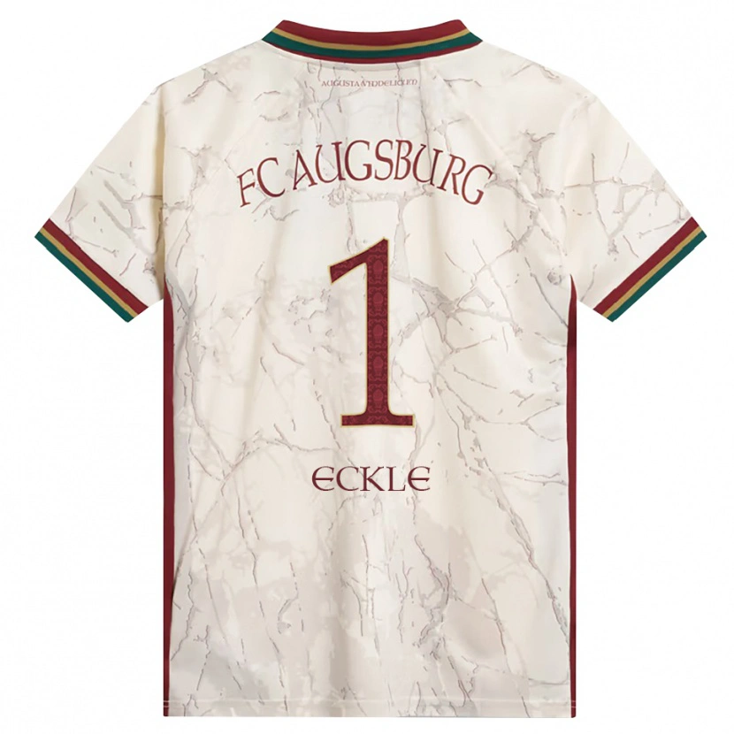 Danxen Damen Philipp Eckle #1 Grün Reis Weiß Burgund Heimtrikot Trikot 2026/27 T-Shirt