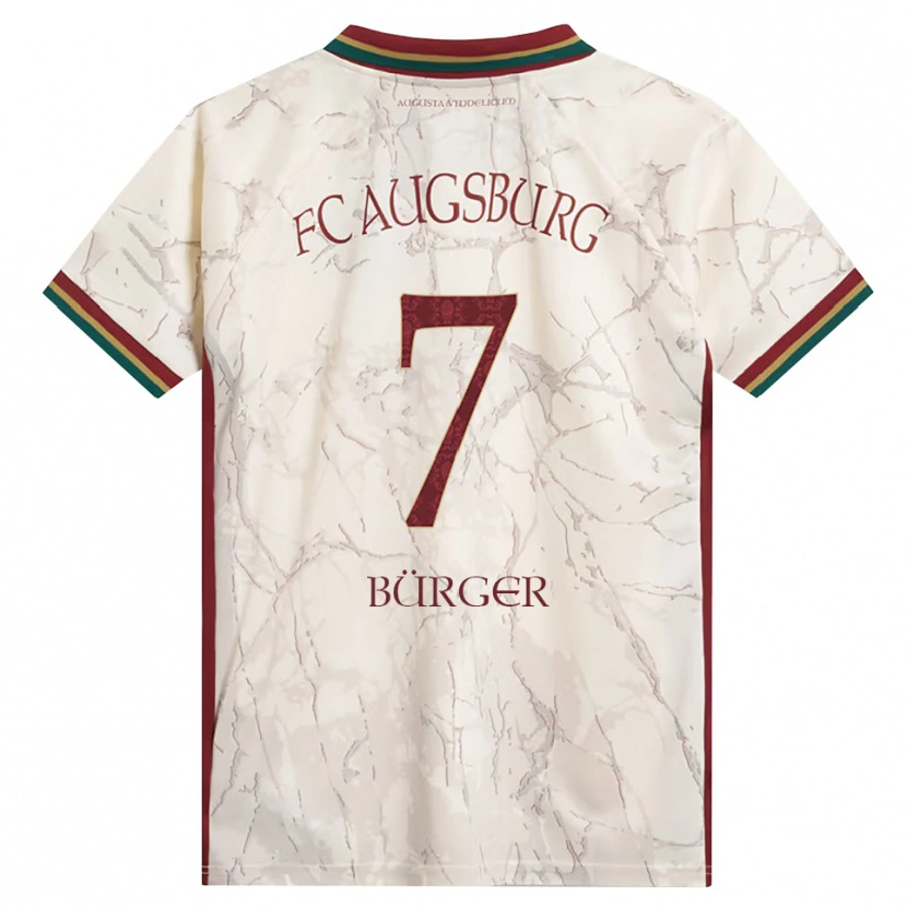 Danxen Damen Anja Bürger #7 Grün Reis Weiß Burgund Heimtrikot Trikot 2026/27 T-Shirt