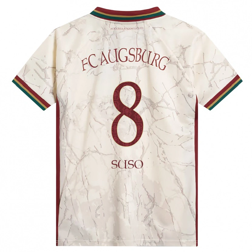 Danxen Damen Sima Suso #8 Grün Reis Weiß Burgund Heimtrikot Trikot 2026/27 T-Shirt