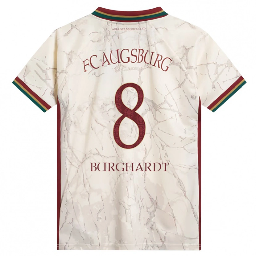 Danxen Damen Kilian Burghardt #8 Grün Reis Weiß Burgund Heimtrikot Trikot 2026/27 T-Shirt