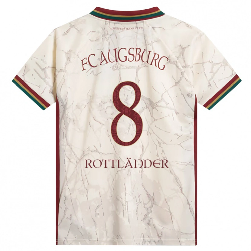 Danxen Damen Amelie Rottländer #8 Grün Reis Weiß Burgund Heimtrikot Trikot 2026/27 T-Shirt