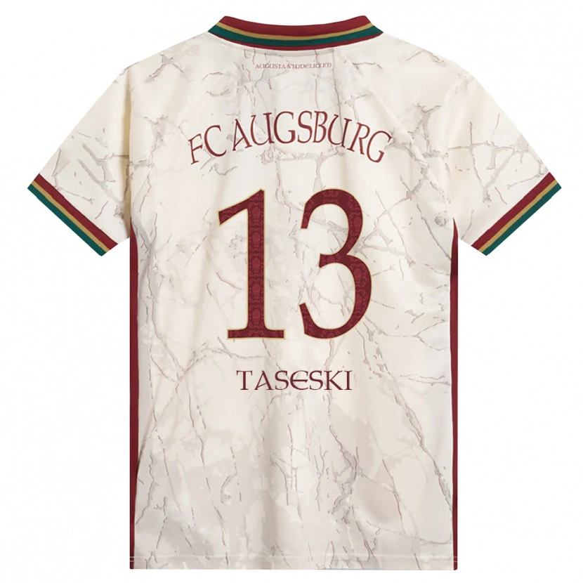 Danxen Damen Kristijan Taseski #13 Grün Reis Weiß Burgund Heimtrikot Trikot 2026/27 T-Shirt