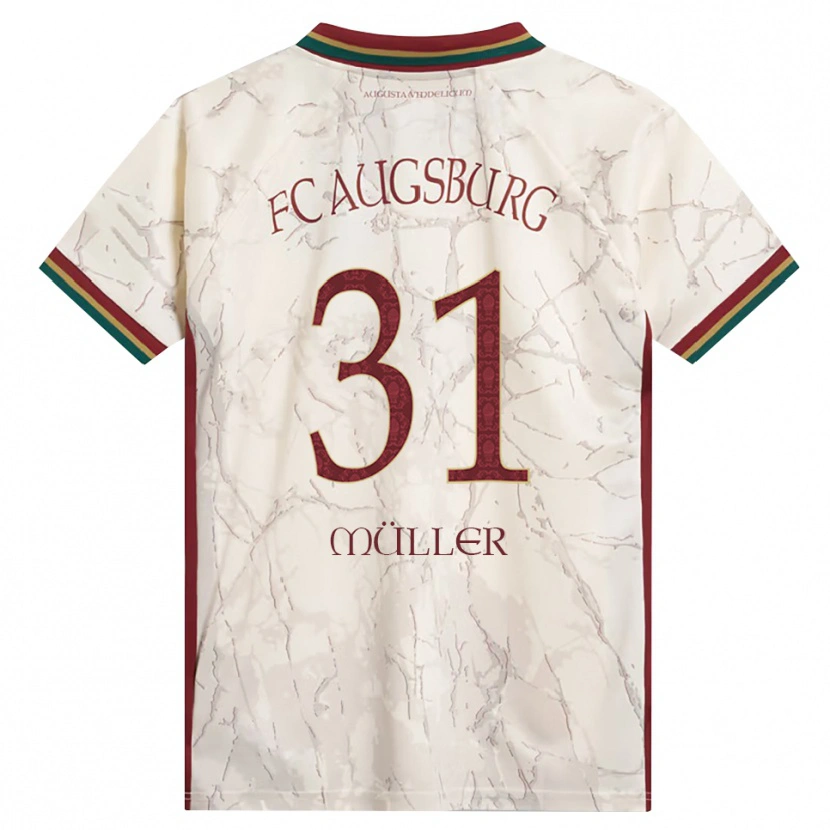 Danxen Damen Noah Müller #31 Grün Reis Weiß Burgund Heimtrikot Trikot 2026/27 T-Shirt
