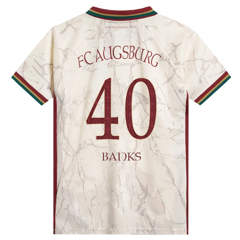 Danxen Damen Noahkai Banks #40 Grün Reis Weiß Burgund Heimtrikot Trikot 2026/27 T-Shirt