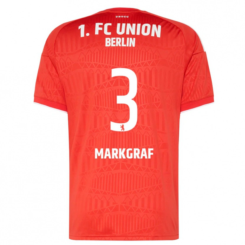 Danxen Damen Andrik Markgraf #3 Rot Weiß Heimtrikot Trikot 2026/27 T-Shirt