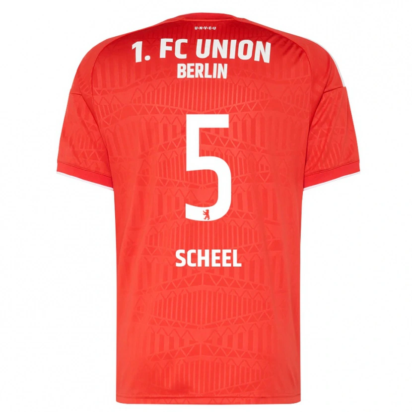 Danxen Damen Luca Scheel #5 Rot Weiß Heimtrikot Trikot 2026/27 T-Shirt