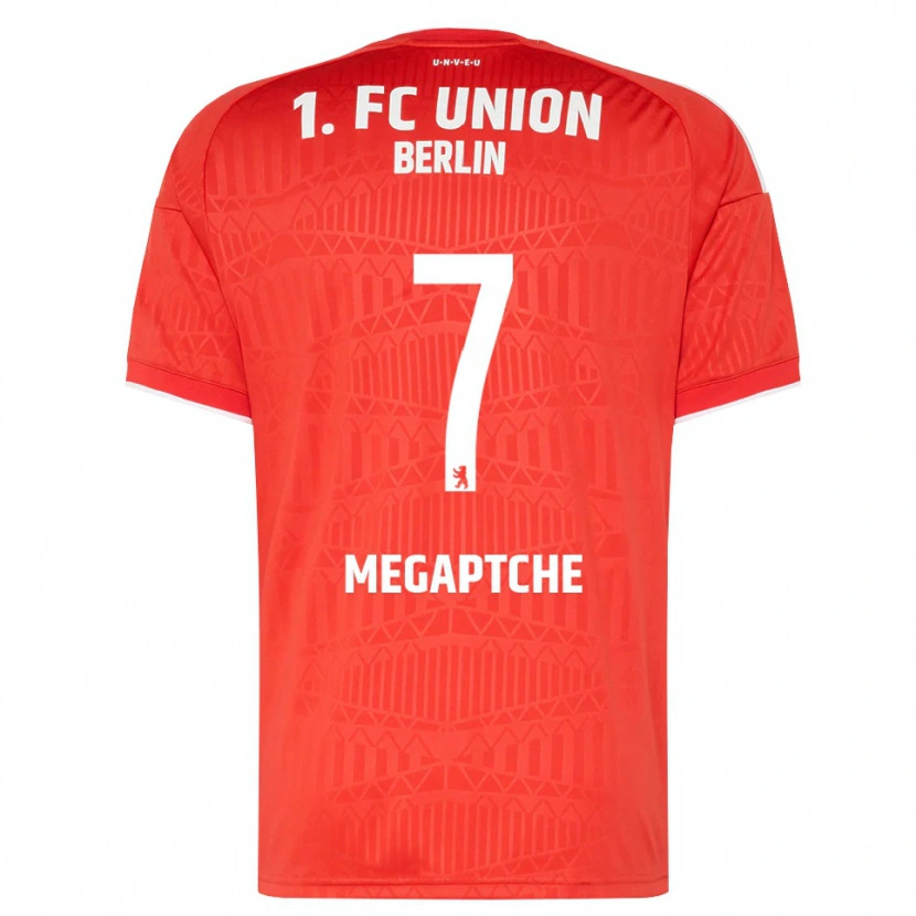 Danxen Damen Yann Megaptche #7 Rot Weiß Heimtrikot Trikot 2026/27 T-Shirt