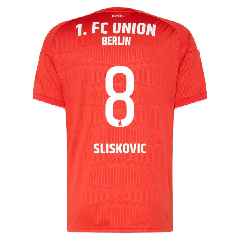 Danxen Damen Duje Sliskovic #8 Rot Weiß Heimtrikot Trikot 2026/27 T-Shirt