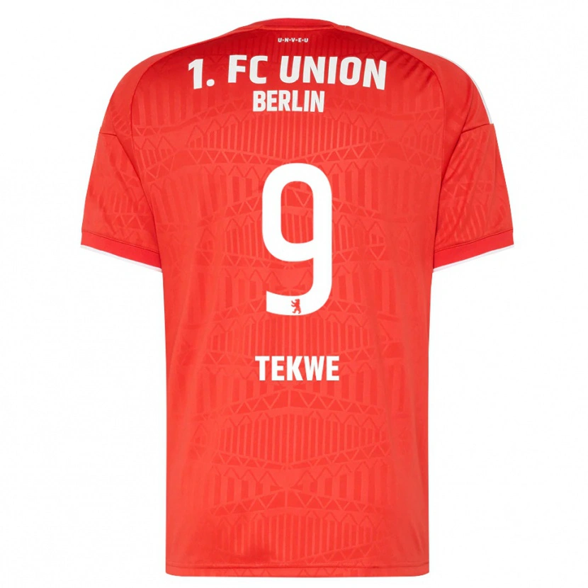 Danxen Damen Harry Tekwe #9 Rot Weiß Heimtrikot Trikot 2026/27 T-Shirt