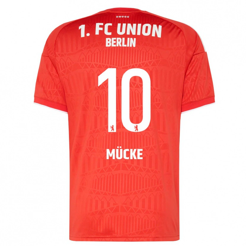 Danxen Damen Jonathan Mücke #10 Rot Weiß Heimtrikot Trikot 2026/27 T-Shirt
