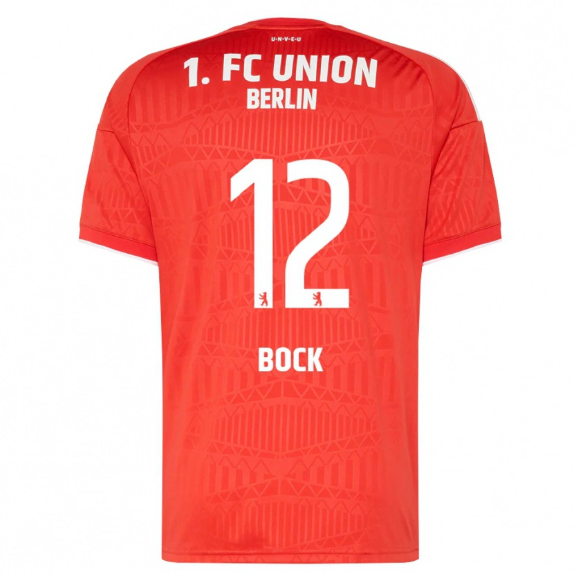 Danxen Damen Maximilian Bock #12 Rot Weiß Heimtrikot Trikot 2026/27 T-Shirt