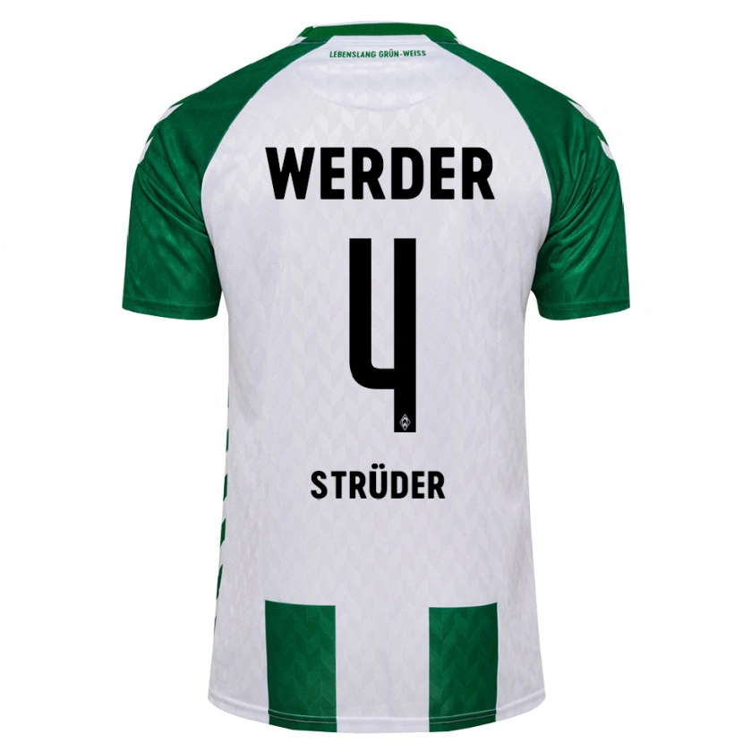 Danxen Damen Mika Strüder #4 Grün Weiß Heimtrikot Trikot 2026/27 T-Shirt
