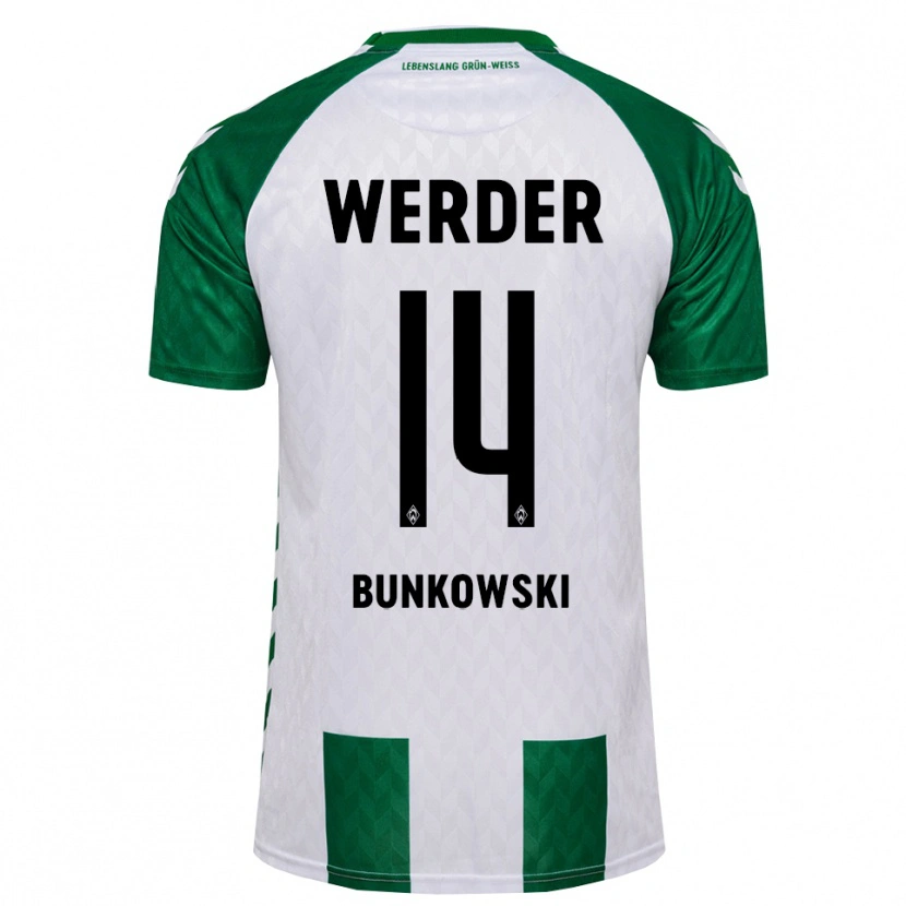 Danxen Damen Paul Bunkowski #14 Grün Weiß Heimtrikot Trikot 2026/27 T-Shirt