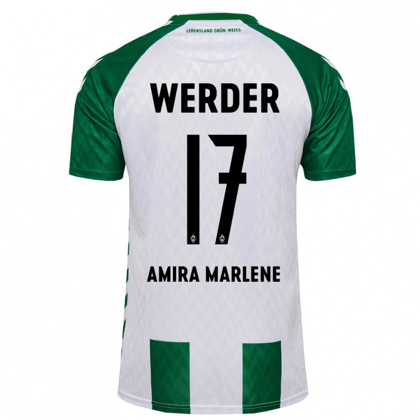 Danxen Damen Amira Marlene Dahl #17 Grün Weiß Heimtrikot Trikot 2026/27 T-Shirt