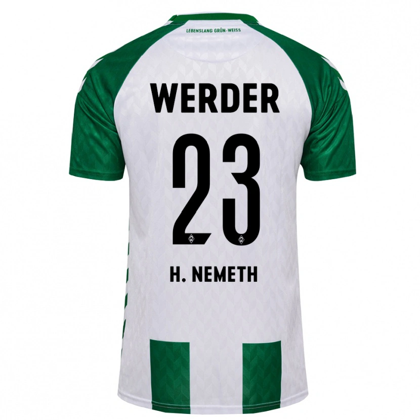 Danxen Damen Hanna Németh #23 Grün Weiß Heimtrikot Trikot 2026/27 T-Shirt