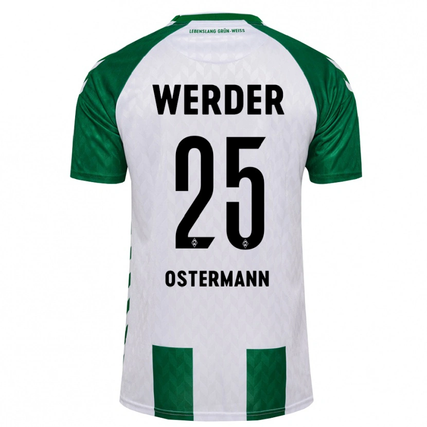 Danxen Damen Ben Ostermann #25 Grün Weiß Heimtrikot Trikot 2026/27 T-Shirt
