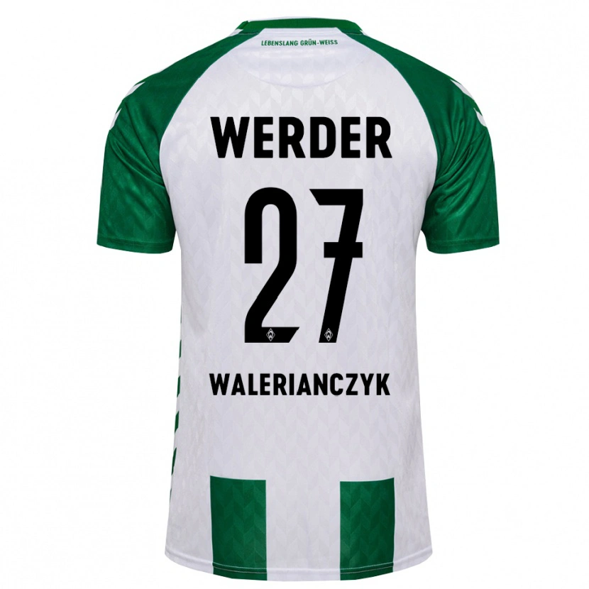 Danxen Damen Dennis Walerianczyk #27 Grün Weiß Heimtrikot Trikot 2026/27 T-Shirt