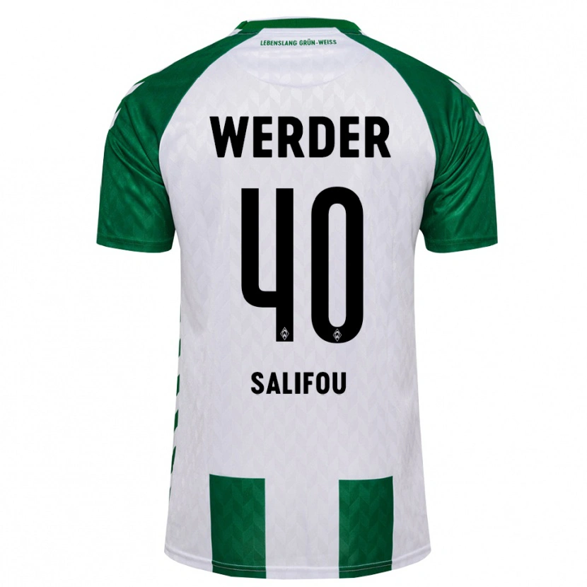 Danxen Damen Dikeni Salifou #40 Grün Weiß Heimtrikot Trikot 2026/27 T-Shirt