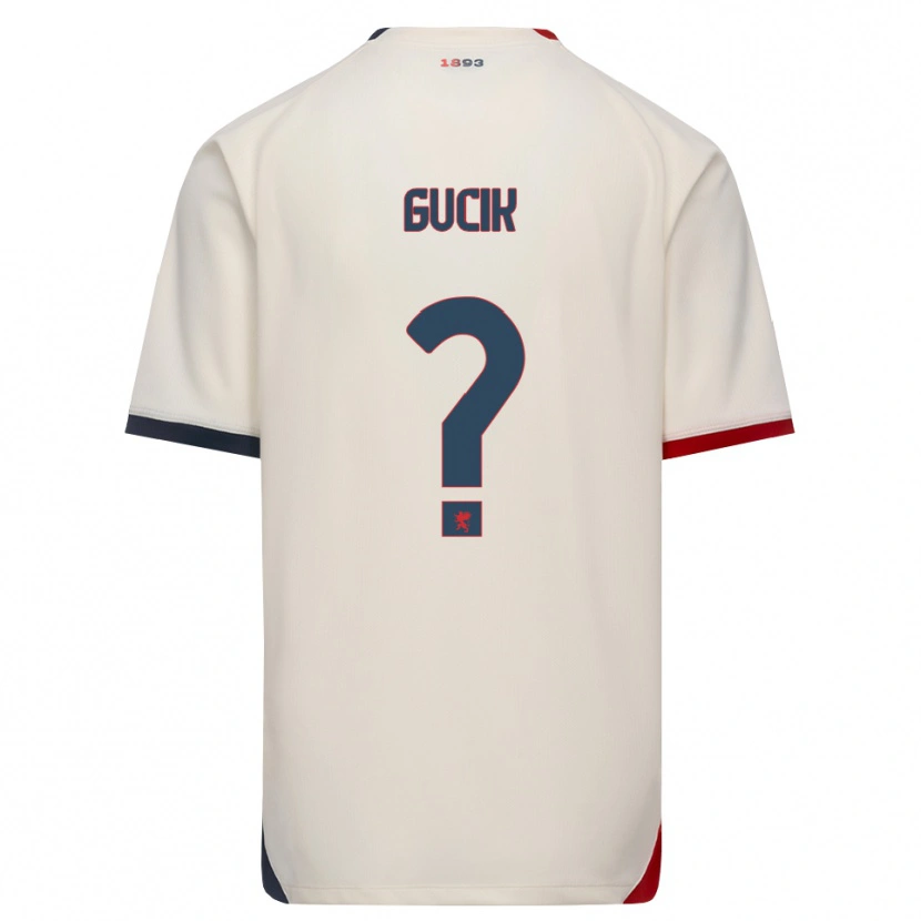 Danxen Damen Nicolas Gucik #0 Creme Rot Auswärtstrikot Trikot 2026/27 T-Shirt