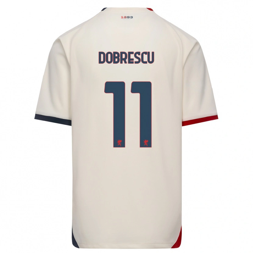 Danxen Damen Ianis Dobrescu #11 Creme Rot Auswärtstrikot Trikot 2026/27 T-Shirt