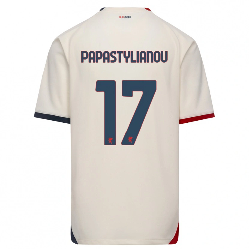 Danxen Damen Lysandros Andreas Papastylianou #17 Creme Rot Auswärtstrikot Trikot 2026/27 T-Shirt