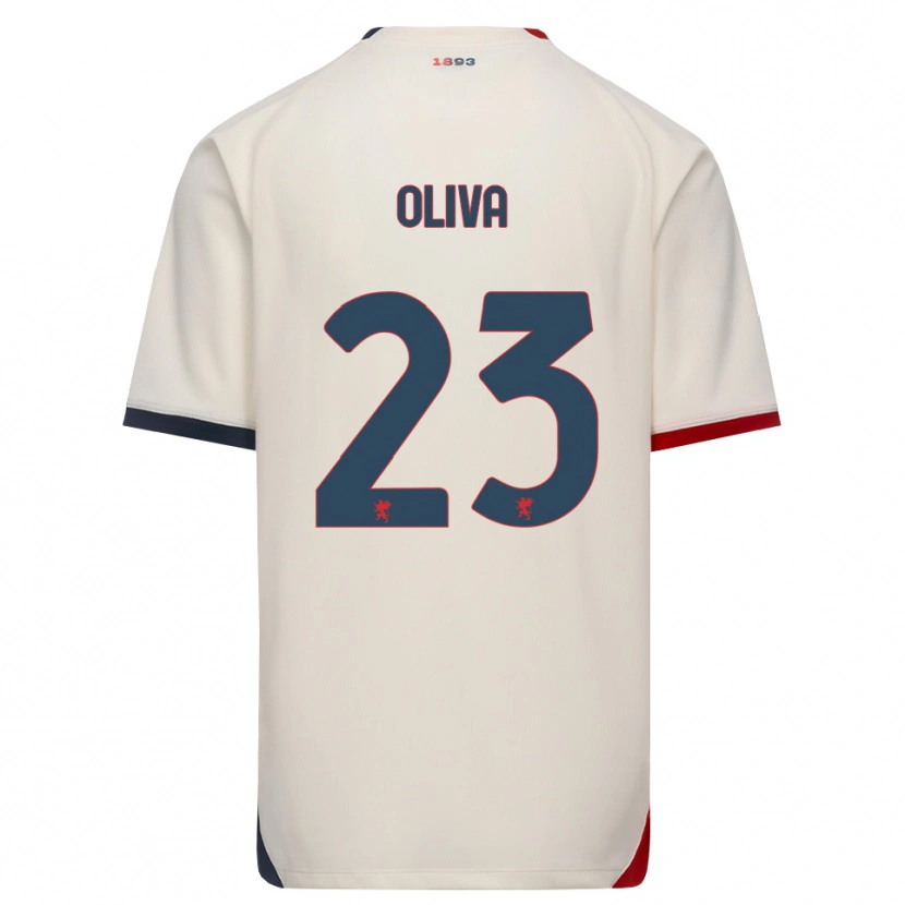 Danxen Damen Eleonora Oliva #23 Creme Rot Auswärtstrikot Trikot 2026/27 T-Shirt