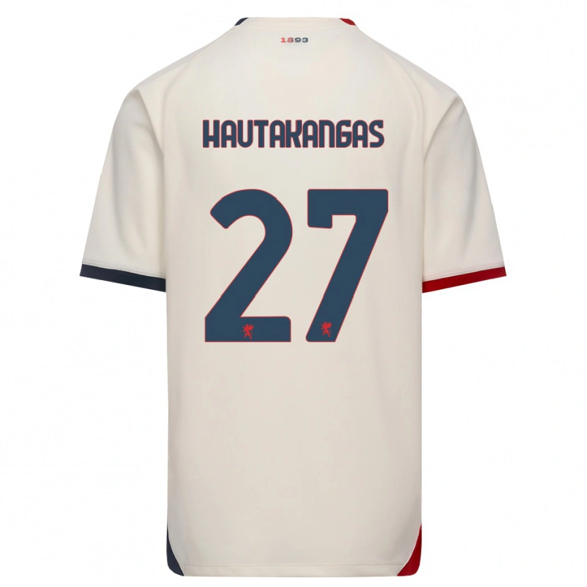 Danxen Damen Pietu Hautakangas #27 Creme Rot Auswärtstrikot Trikot 2026/27 T-Shirt