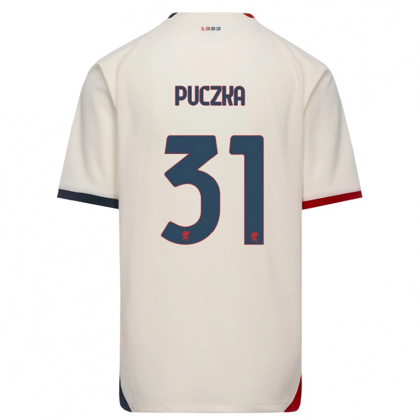 Danxen Damen David Puczka #31 Creme Rot Auswärtstrikot Trikot 2026/27 T-Shirt