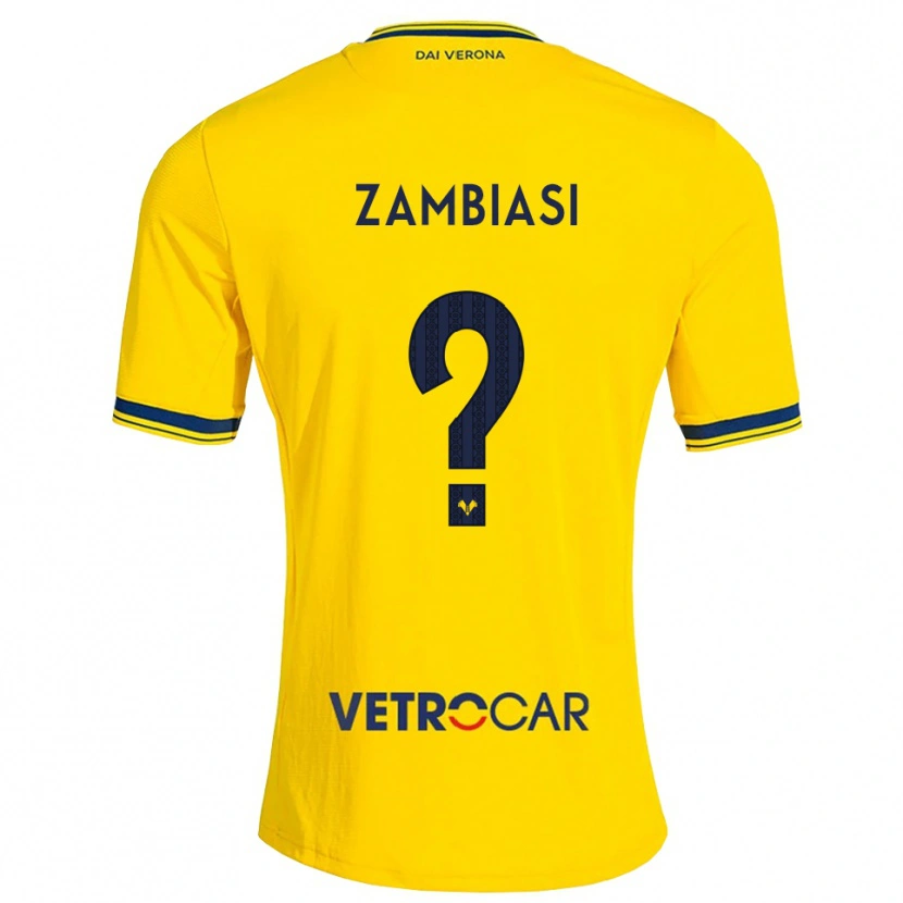 Danxen Damen Yonas Zambiasi #0 Gelb Rot Auswärtstrikot Trikot 2026/27 T-Shirt